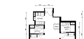 lentor-central-residences-floor-plan-2-bedroom-type-2a-singapore